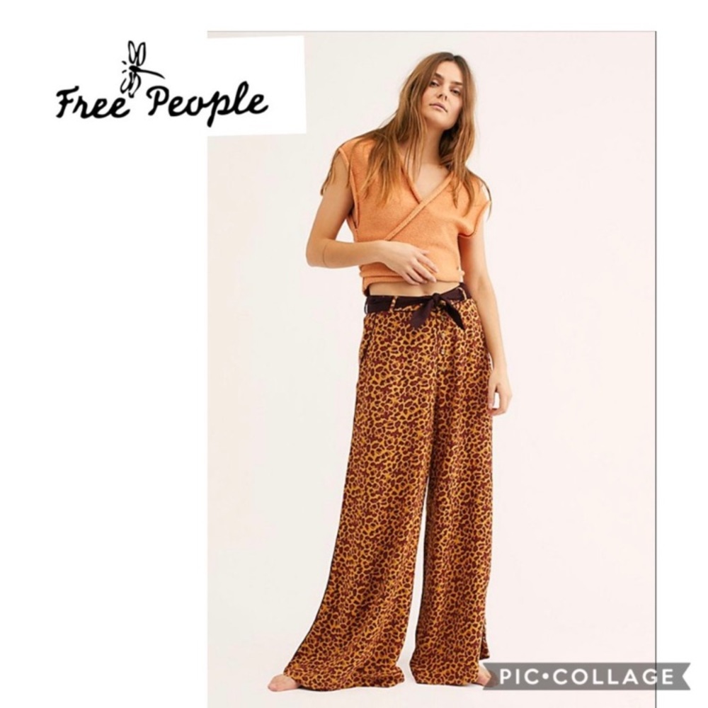 Free People Bennie Wide Leg Pants - 8